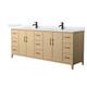 Option White Oak / Giotto Quartz Top / Matte Black