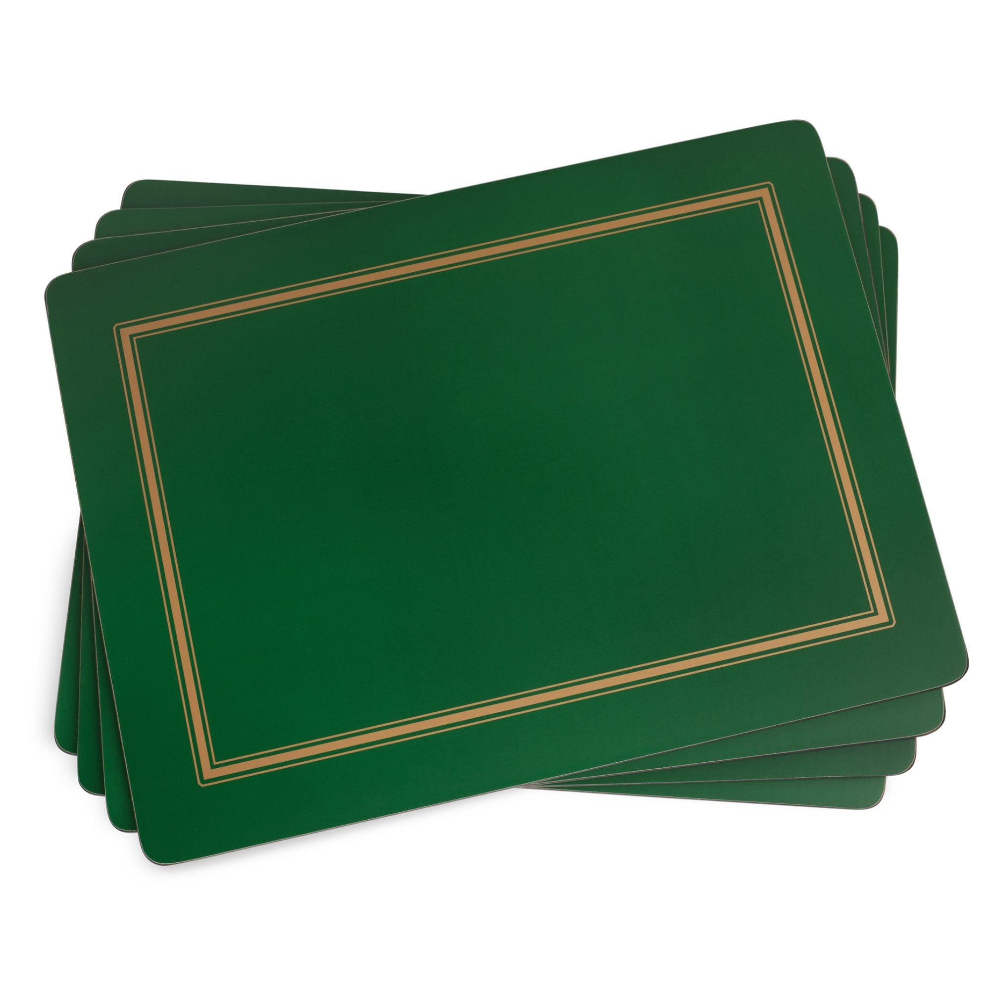 Pimpernel Classic Cork Backed Placemat Set Lacquered Heat Stain Resistant - 15.7" x 11.7" each