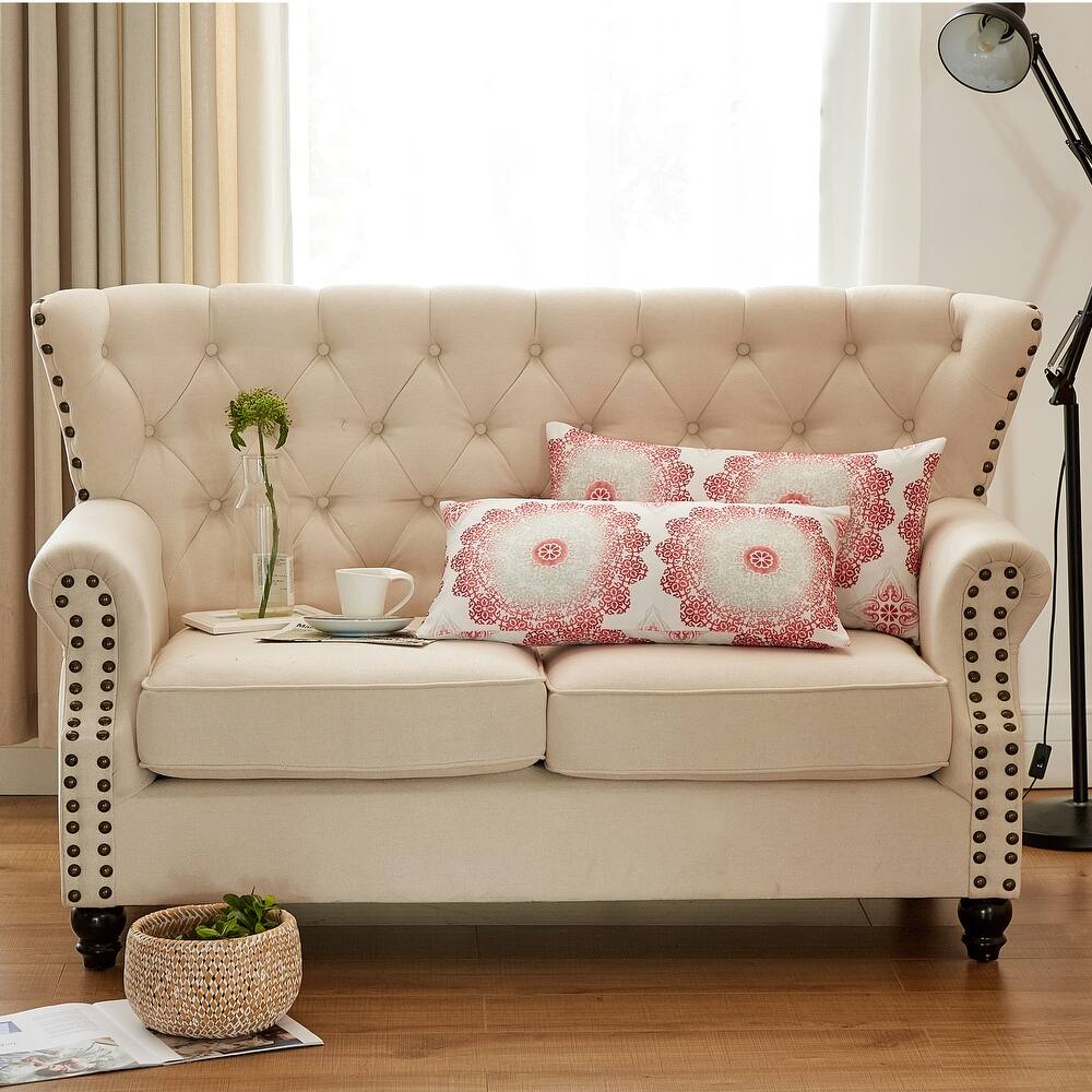 Delia Printed Pillow Shell 2 Piece Set, NO INSERT