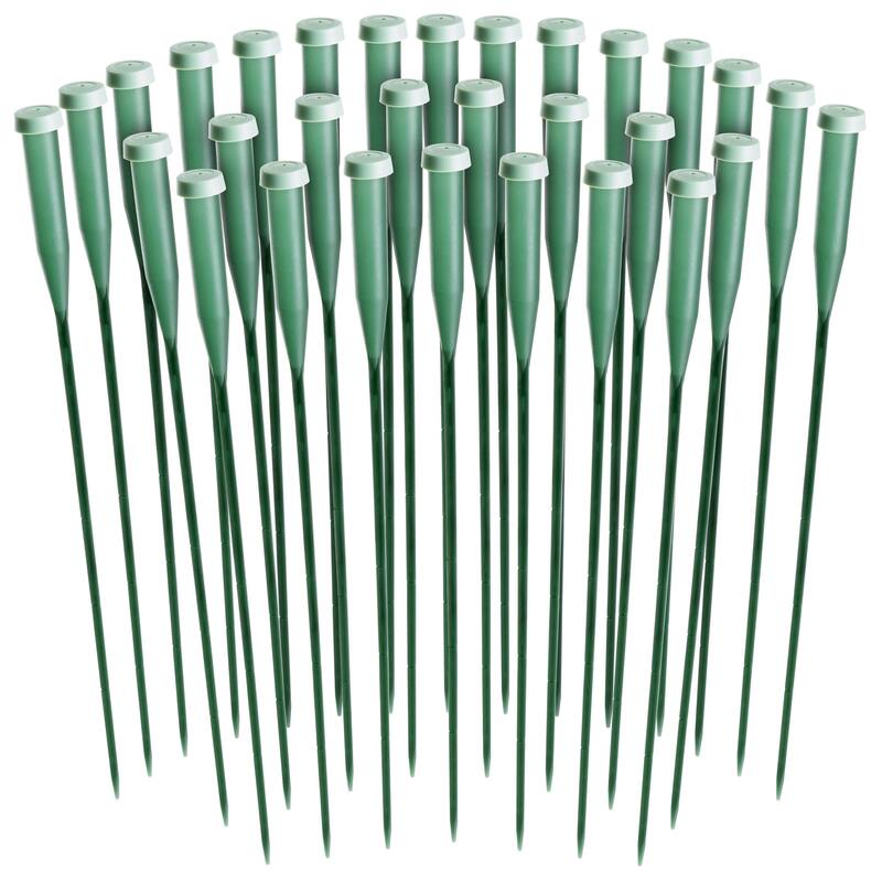 Bright Creations 30 Pack Stem Water Tubes for Flowers with Caps, Vials for Florist Supplies, 12"