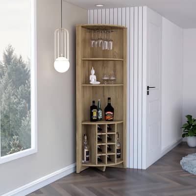 Essential Corner, Wine Rack, Two Side Shelves