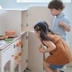 preview thumbnail 4 of 16, Teamson Kids Wooden Pretend Play Kitchen with Sink, Oven, Modular Fridge, and 14 Pcs Accessories for Age 3-5 Toddlers