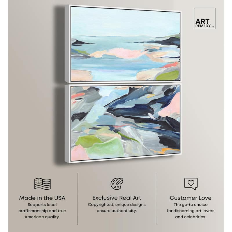 Between Seasons II Canvas Set of 2 by Art Remedy