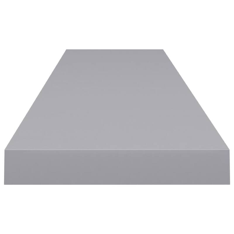 Gima Hanging Wall Shelf, Honeycomb MDF, Gray, Rectangular 47 Inch