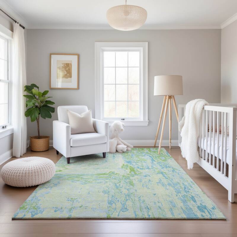 Premium Washable Super Soft Contemporary Ombre Mayfield Rug