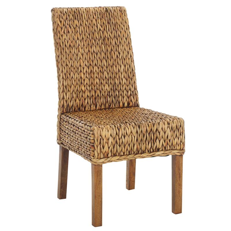 SAFAVIEH Marcy Brown Side Chair (Set of 2) - 18.1" W x 19.7" L x 39" H - 19"W x 22"D x 39"H