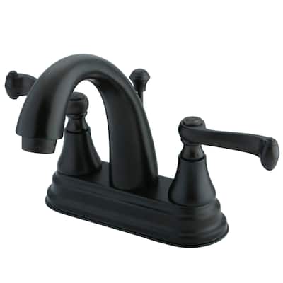 Kingston Brass English Vintage Centerset Bathroom Faucet with Brass