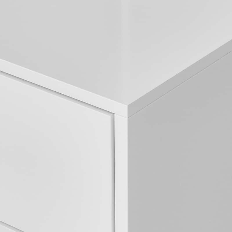 Furniture of America Erina Modern Glossy 2-Drawer Nightstand