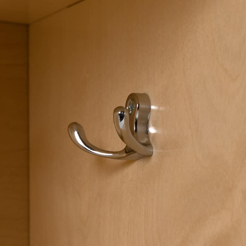 Wood School Coat Locker with Bench, Cubbies and Storage Organizer Hook - 48"W x 13.375" - 15"D x 48"H