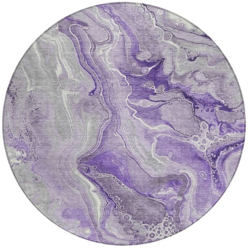 HomeRoots Abstract Modern Rectangle Outdoor Rug
