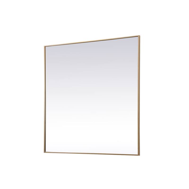 Indigo Home Metal Frame Square Mirror 48 inch