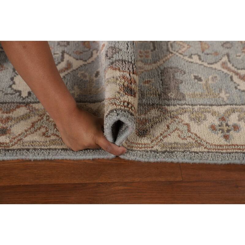 Oushak Oriental Runner Rug Handmade Wool Carpet - 2'8"x 8'0"