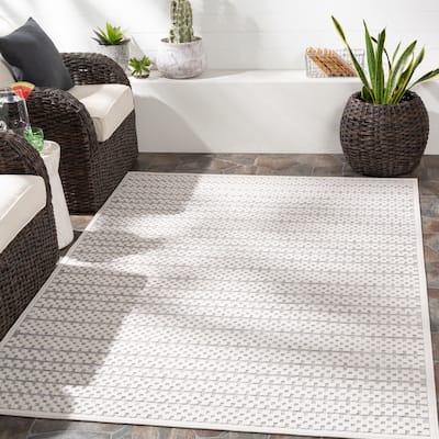 Atatiana Indoor/ Outdoor Global Stripe Area Rug