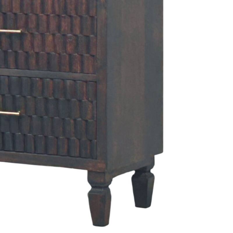 Artisan Furniture Solid Wood Arno Chest, 3-Drawers
