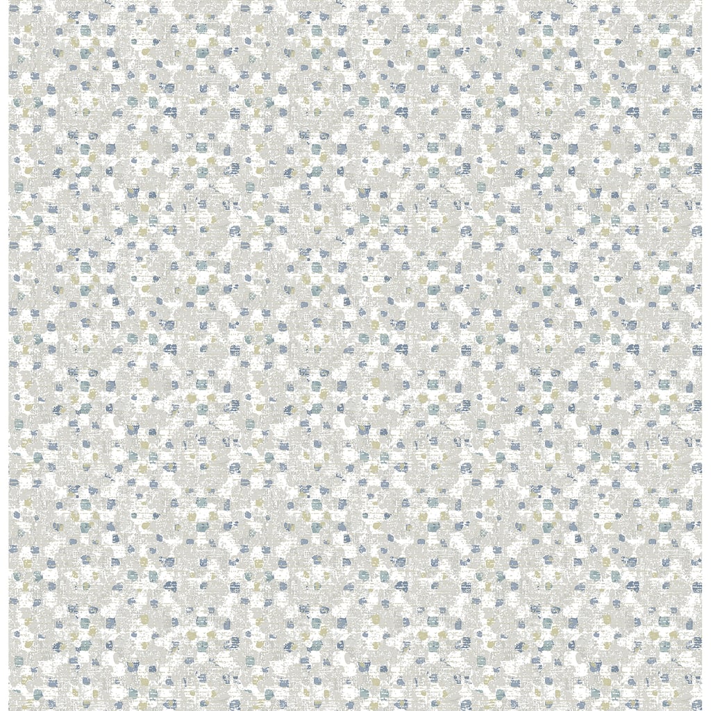A-Street Prints Tia Blue Texture Wallpaper
