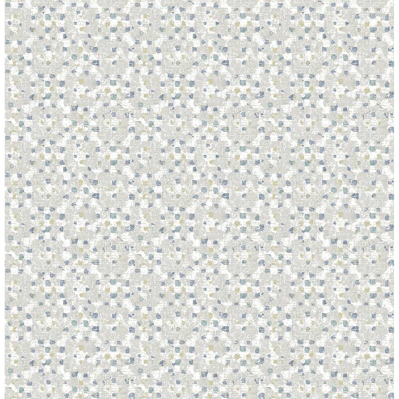 A-Street Prints Tia Blue Texture Wallpaper