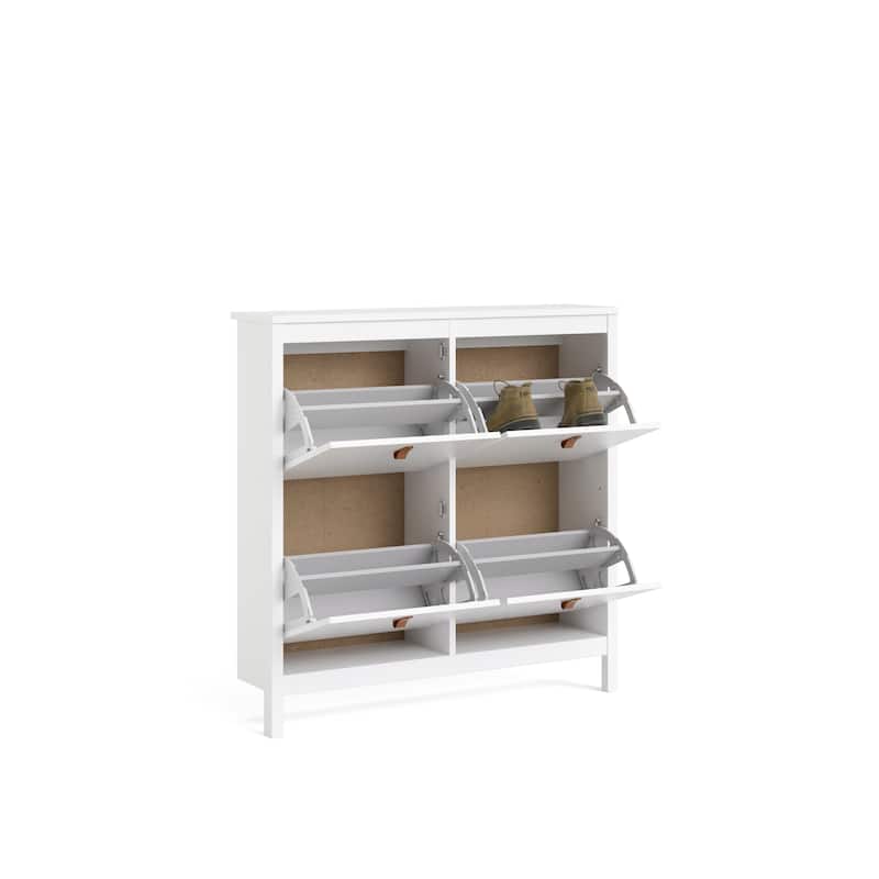 Porch & Den Madrid 4-Drawer Shoe Cabinet