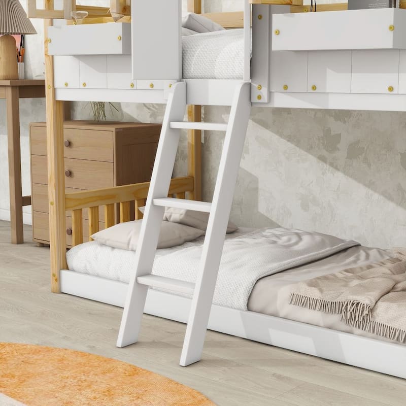 Twin over Twin House Bunk Bed
