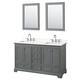 Option Dark Gray / Giotto Quartz Top / Polished Chrome