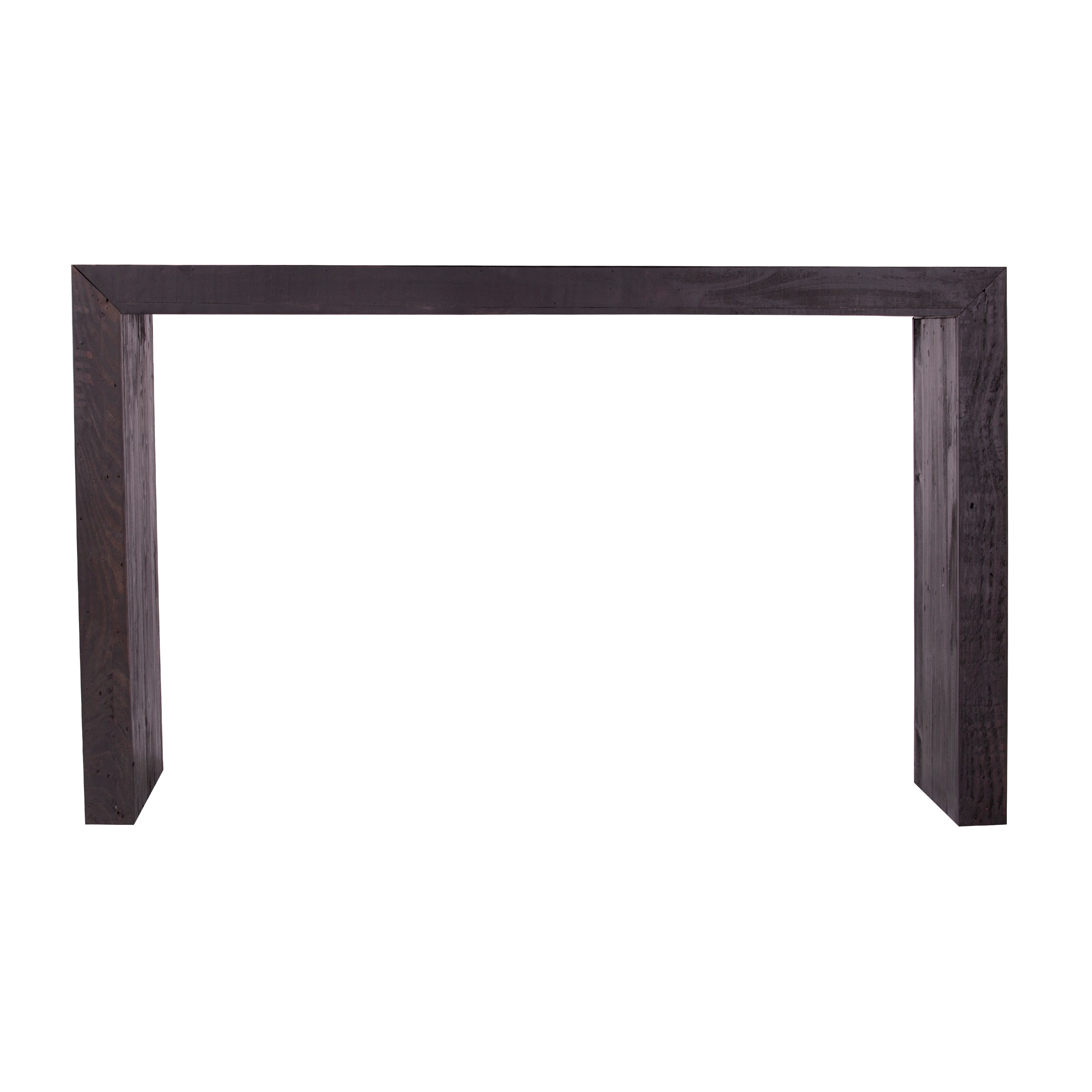 Carson carrington blythe black reclaimed wood console table hotsell