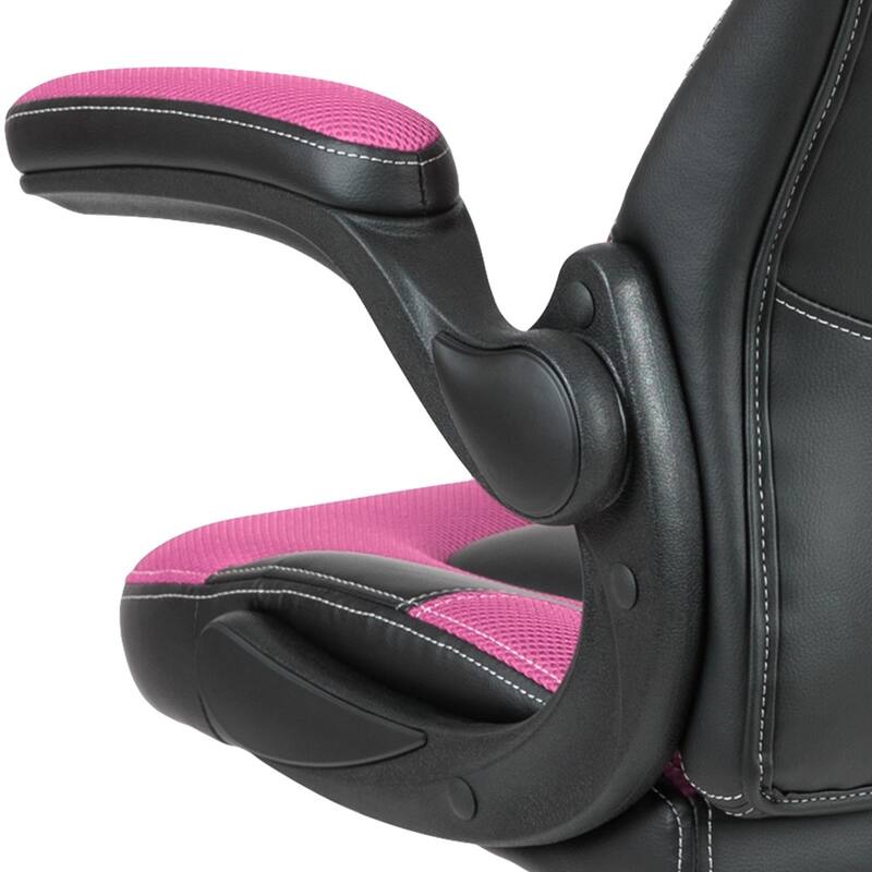 High Back Racing Style Ergonomic Gaming Chair with Flip-Up Arms