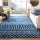 preview thumbnail 11 of 18, SAFAVIEH Tulum Lelya Moroccan Boho Tribal Rug - Ivory/Grey - 5' Round