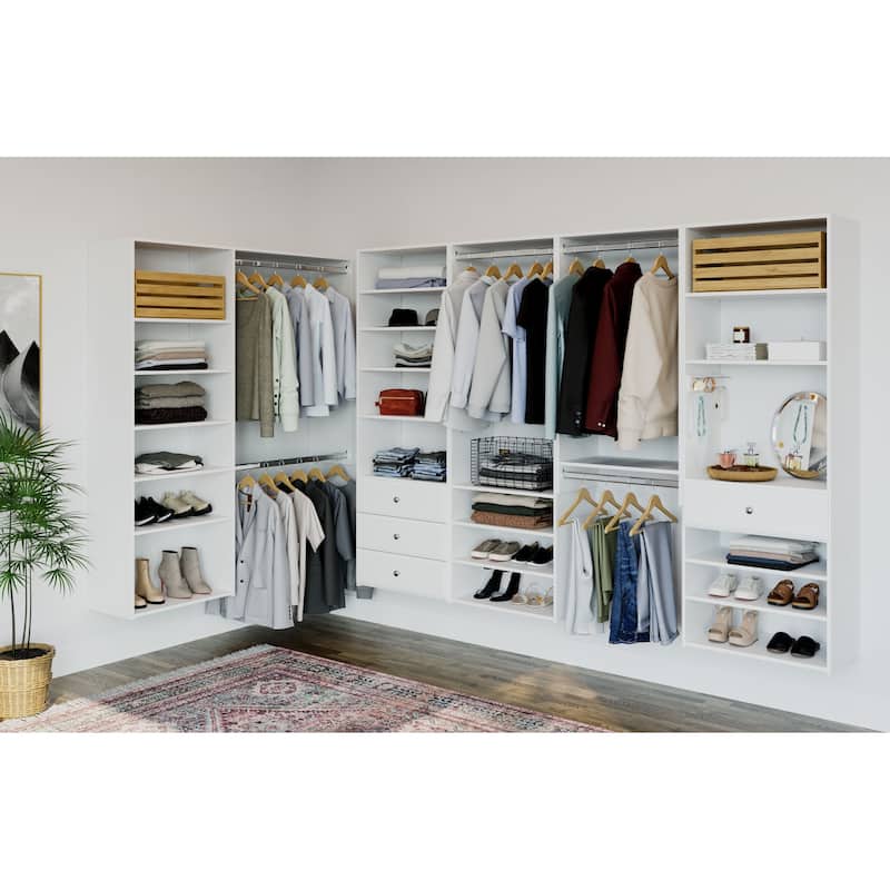 Easy Track Double Hang Laminate Tower Kit