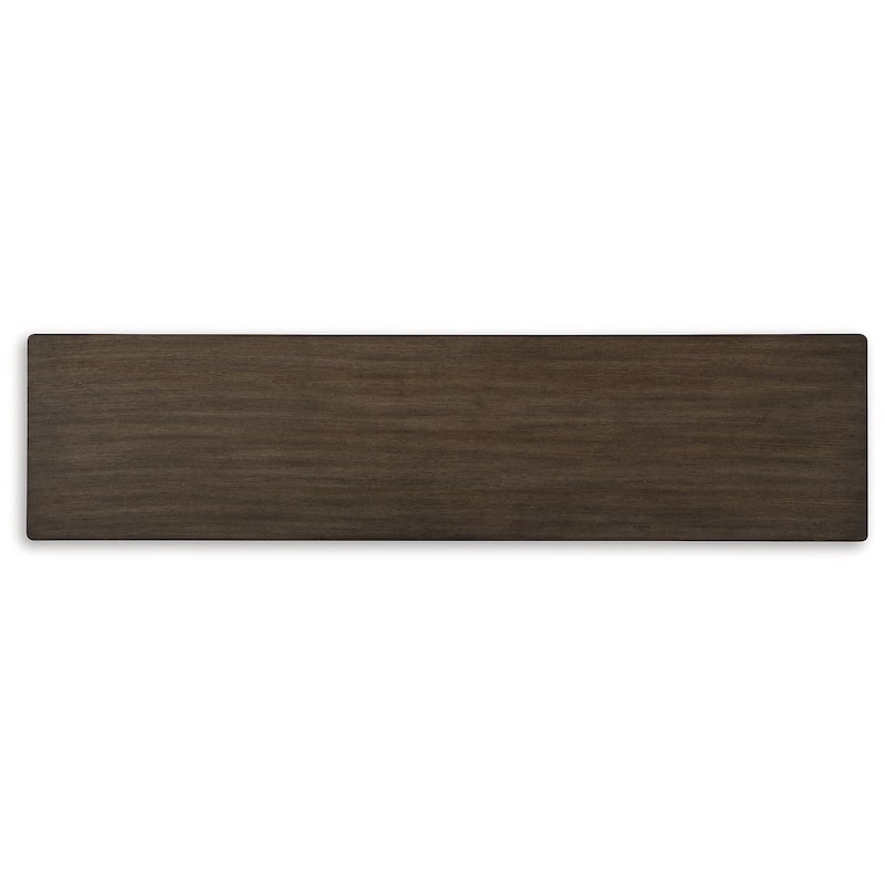 Signature Design by Ashley Hannodream Brown Sofa Table - 72" W x 18" D x 34.75" H
