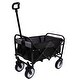 preview thumbnail 1 of 62, Foldable Wagon Cart with Strapping System, Utility Wagon Cart for Camping Shopping Sports Gardeing Fishing All-Terrain Wheels