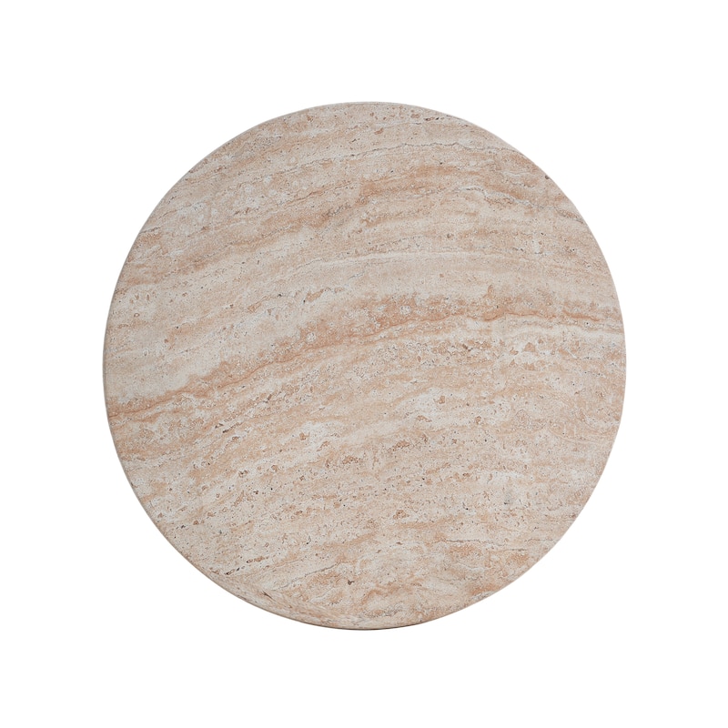 Christopher Knight Home - Emilia Outdoor Travertine MGO Side Table