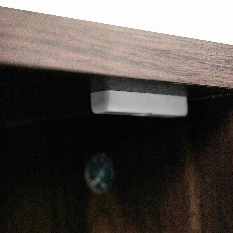 78" Mid-Century Modern TV Stand for 65+ Inch TVs, TV Console with Storage Cabinets