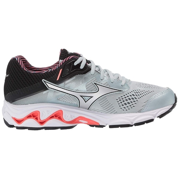 Womens Mizuno Wave Paradox 5 Women's Running Runners Sneakers Casual Shoes Grey