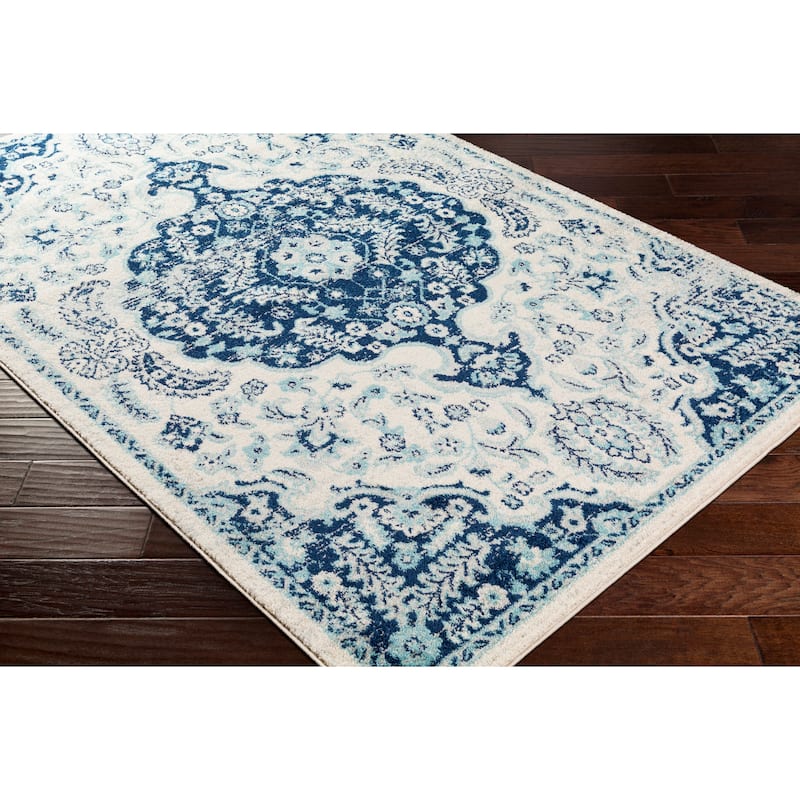 Livabliss Aziza Vintage Bohemian Medallion Area Rug