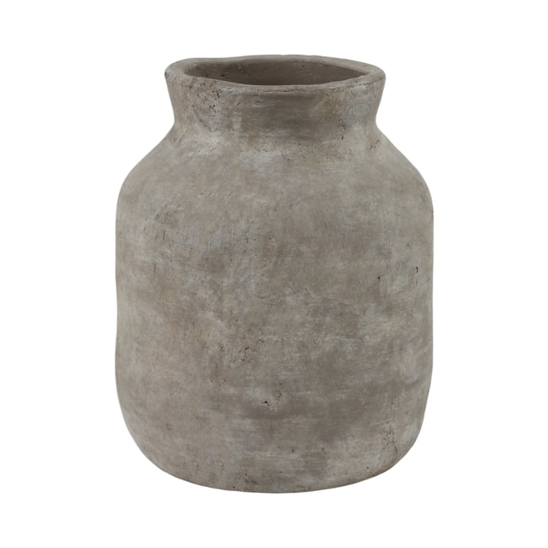 Pottery Decorative Vase Modern Stylish Handcrafted Accent Clay Rustic