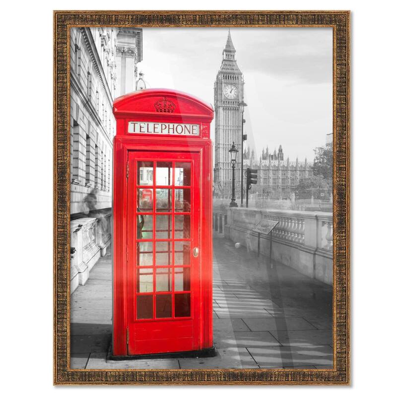 19x27 Frame Gold Solid Wood Picture Frame - Complete Modern Photo