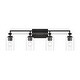 preview thumbnail 5 of 16, Minka Lavery Binsy - 1 Light Bath Vanity in Coal Finish