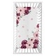 preview thumbnail 2 of 2, Burgundy and Pink Watercolor Floral Girl Photo Op Fitted Crib Sheet - Blush Maroon Wine Rose Green Shabby Chic Flower Farmhouse