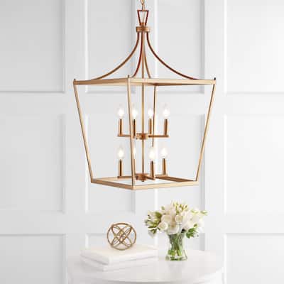 SAFAVIEH Vallor 8Lt Pendant - 20"x20"x37.5-109.5" - 20"W x 20"D x 110"H