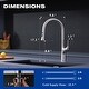 preview thumbnail 10 of 15, Single Handle Kitchen Faucet with Pull-Down Sprayer