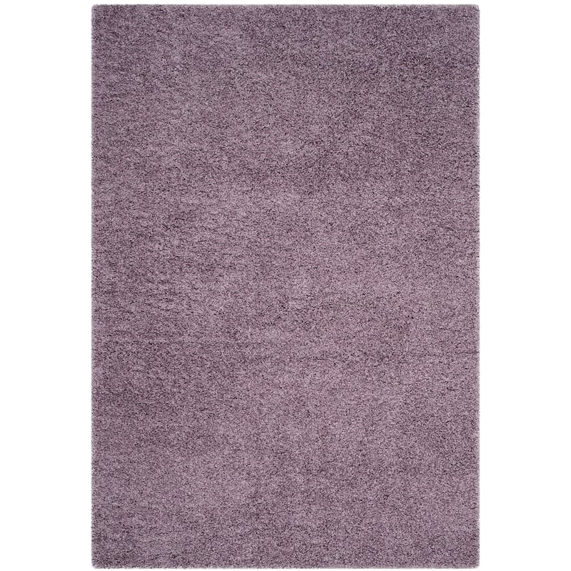 SAFAVIEH Laguna Shag Verdiana Solid Color 2-inch Thick Rug.