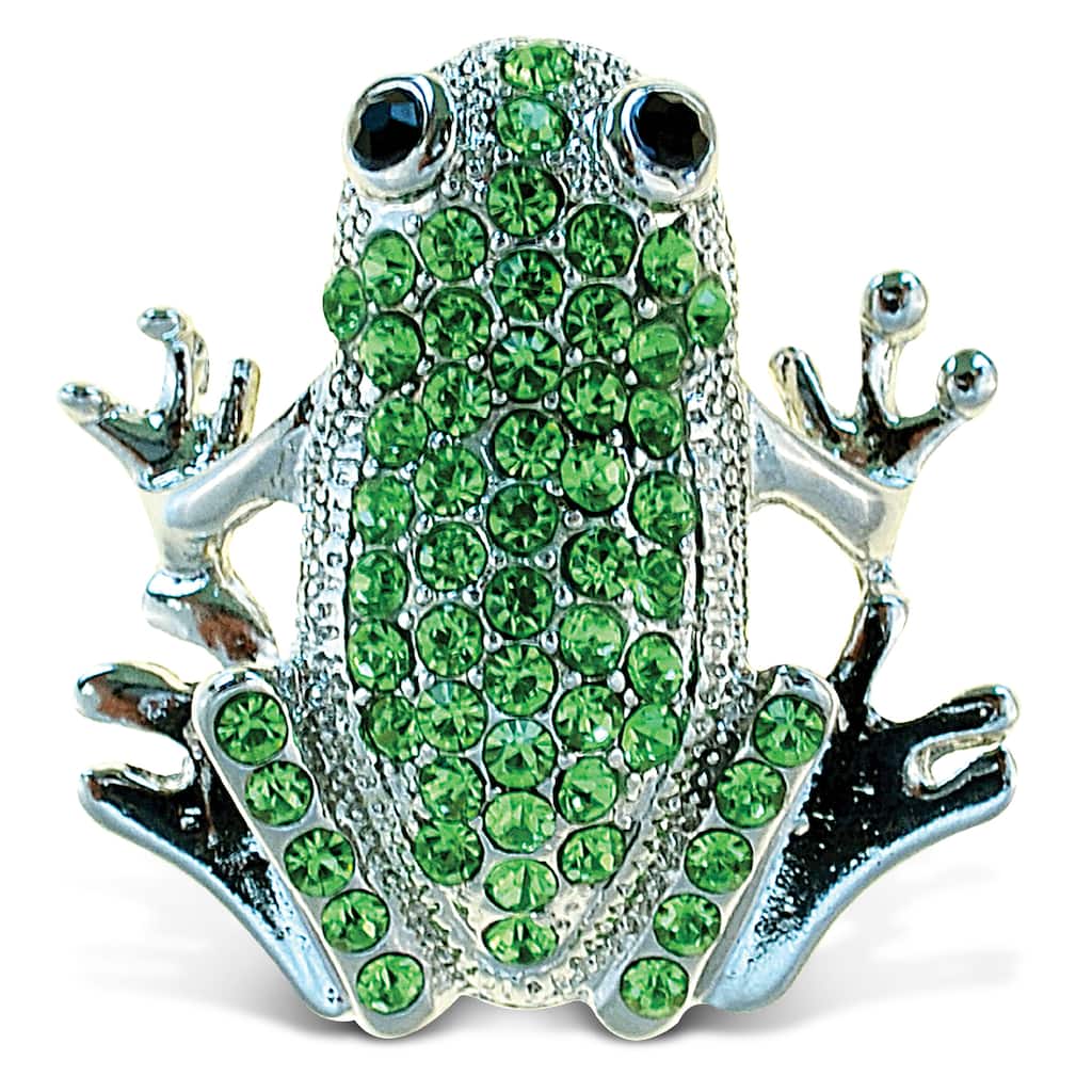 CoTa Global Frog Sparkling Refrigerator Magnet with Crystals - 1.75 Inch