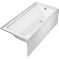 Shop Duravit White Alpin Architec Soaking Bathtub - Free ...