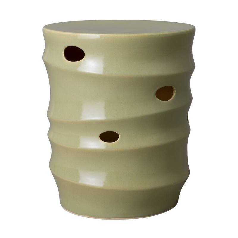 Caterpillar Stool - Wasabi Green - Medium - Ceramic