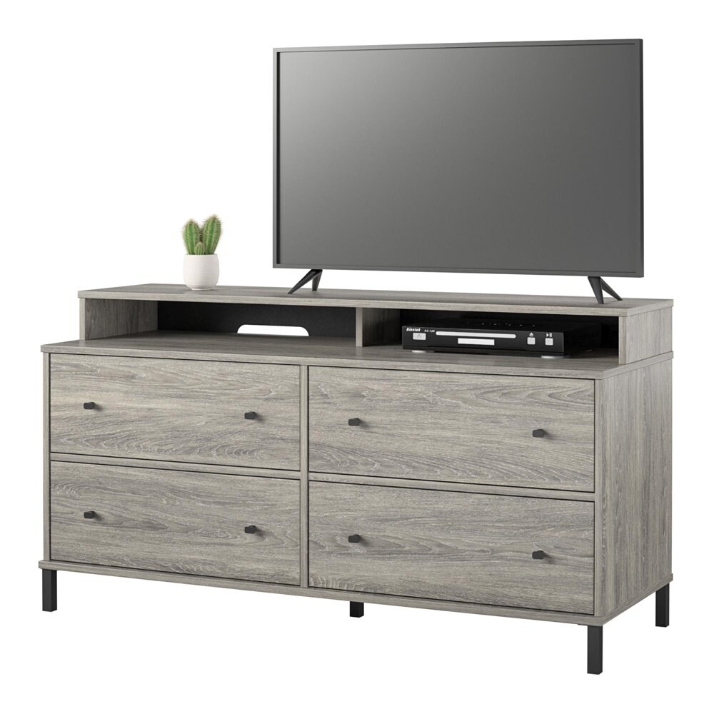 slim fit dress slacks Prescott 7-Drawer Dresser- Grey – Bernards Furniture