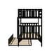 preview thumbnail 18 of 19, Scandinavian Twin Over Twin Bunk Bed With Twin-Size Trundle