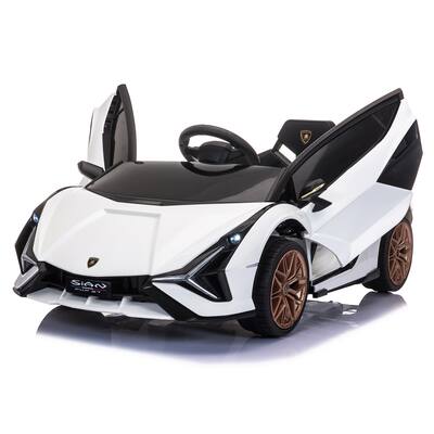 12V Kids Electric Ride-On Car with Parental Remote Control, Shock Absorption
