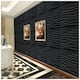Art3d 3D Wall Panels PVC Wave Design V (32 Sq.Ft)