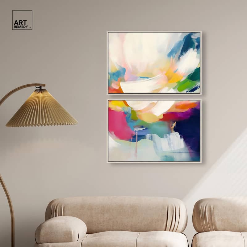Riot of Color I Canvas Set of 2 by Art Remedy