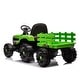 preview thumbnail 71 of 98, 24V Battery Powered Ride-On Tractor with Trailer, 2 Motors, MP3, Bluetooth, Remote Control, LED Lights for Kids 3-6 Years