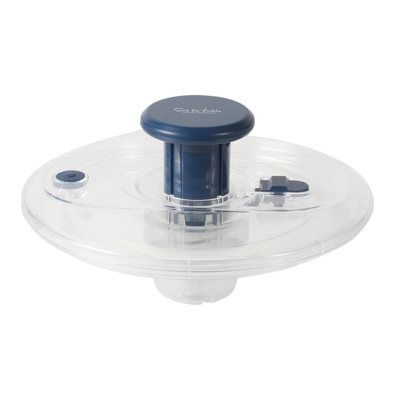 Sur La Table Kitchen Essential 6.3 Qt Salad Spinner, Fruit Wahser, Fruit Washing Bowl with Strainer, Vegertable Cleaner